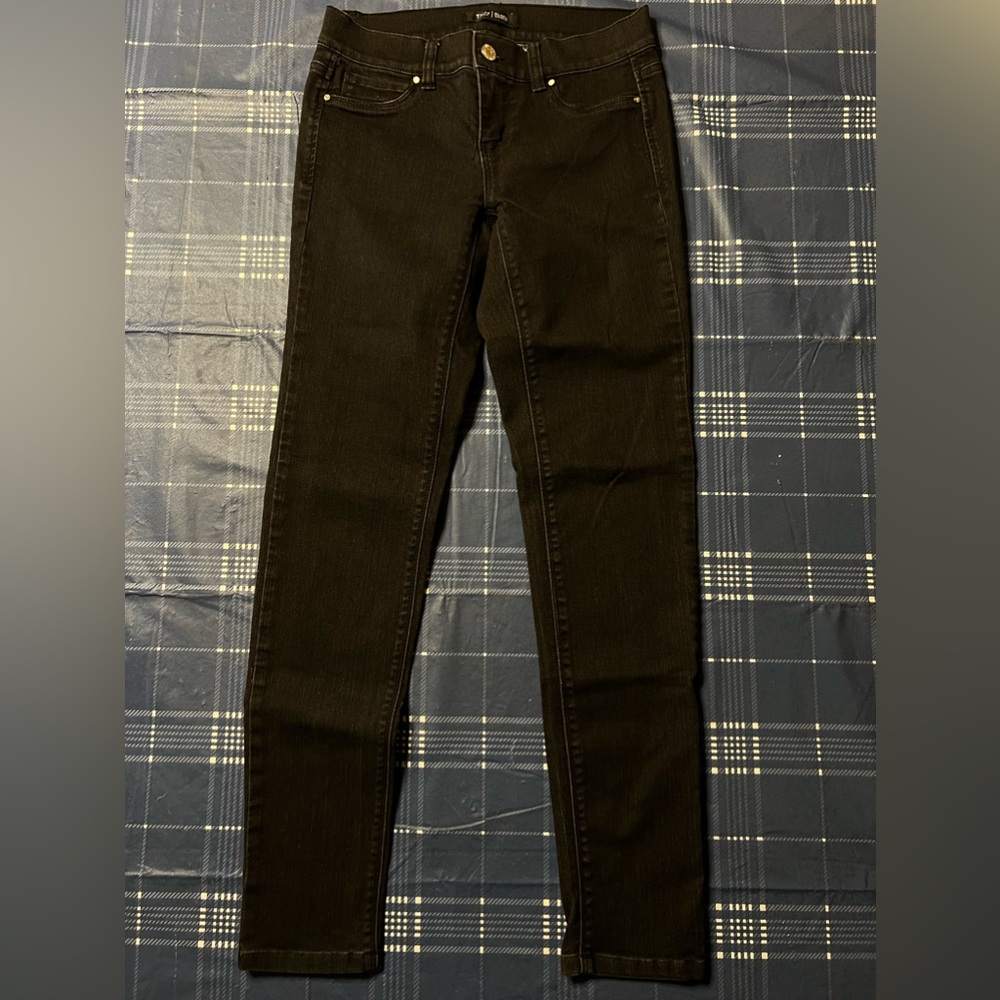 White House Black Market Jeans Black Skinny‎ Jegging Sz XS - Picture 6 of 8